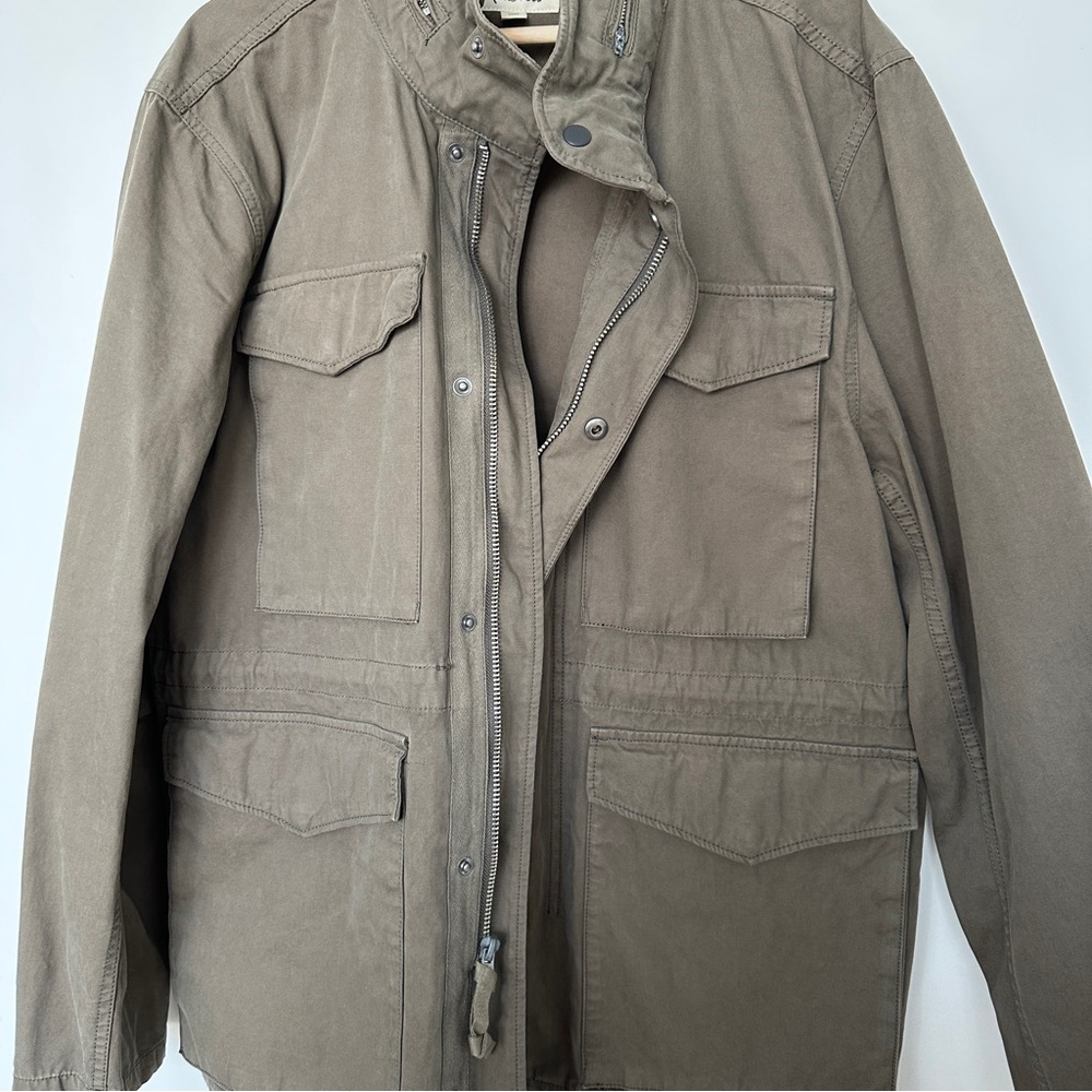 Madewell M65-style Unlined Field Jacket in Dark Green